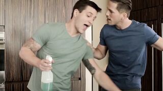 Tattooed hunk Roman Todd fucking sexy tight ass Allen Lucas
