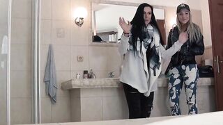 Little blonde Aby Action fucks the house servant