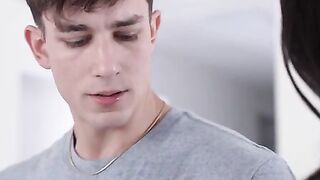 Eliza Ibarra is a bit of a new age sluts. After walking through the house with some cleansing sage shes just beginning to light candles and incense when her boyfriends son Parker Ambrose walks into. Eliza asks what hes doing home and he tells her that he