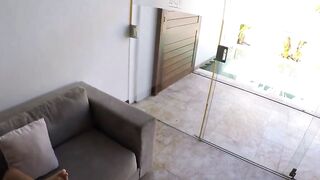 Holiday sex met with a young blonde camgirl