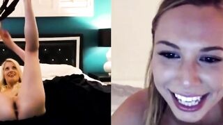 GirlsFollow.com - Aidra Fox and Charlotte Stokely's webcam pussy play