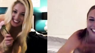 GirlsFollow.com - Aidra Fox and Charlotte Stokely's webcam pussy play