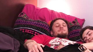 Bearded Corey Gunz received the best blowjob thanks to Javier Santini
