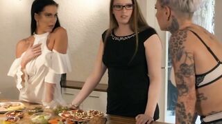German blonde fucks at a homemade sex party