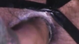 Four guys going at it full blast demolishing, groaning, deep fisting, stretching, the