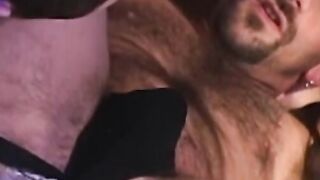 Four guys going at it full blast demolishing, groaning, deep fisting, stretching, the