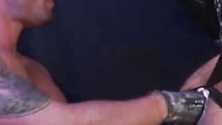 Four guys going at it full blast demolishing, groaning, deep fisting, stretching, the