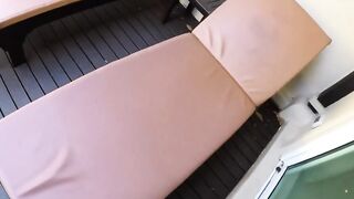 Sex at the pool with a beautiful young woman inside a bikini