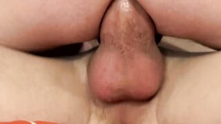 Horny twink finally tasted his adorable neighbor huge dick