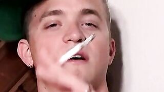 Seductive twinks steamy outdoor mouthfucking sexccapade
