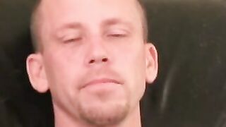 Tattooed amateur dude masturbates and anal plays solo