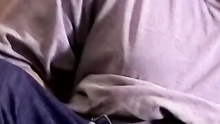 Amateur strokes himself before mature gay swallows his cum