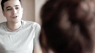 Forbidden threesome with stepmom Syren De Mer for brothers