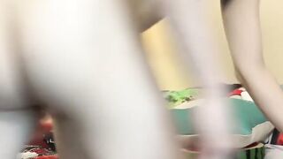 Ball licked and rimmed twink barebacked by big dick