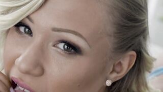Sluty babe Gabi Gold is fabulous at blowing a big dick POV