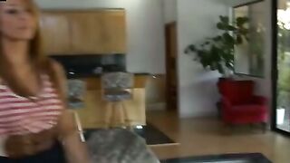 Brooke Belle fucking inside the couch with her tattoos