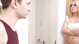 Hot MILF Tiffany Fox gives head to stepson for sticky facial