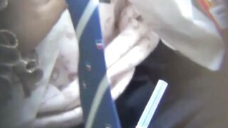 Japanese schoolgirl playing with her juicy pussy