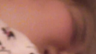 Japanese babe in pajamas fingers pussy in hot solo