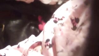 Japanese babe in pajamas fingers pussy in hot solo