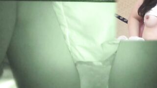 Japanese cutie masturbating while all alone