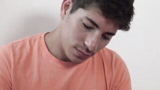 Sexy str8 Latino jocks swap blowjobs before bareback fucking