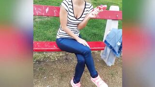 Naughty babe Nesty doggystyle fucked for sticky cumshot