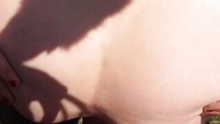 Secretly fucking public with a dark haired woman