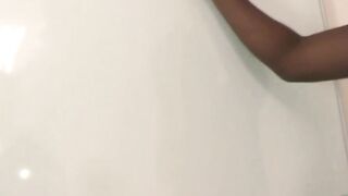 Ebony amateur Josy African does sex casting
