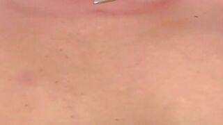First porn casting for the red head mom