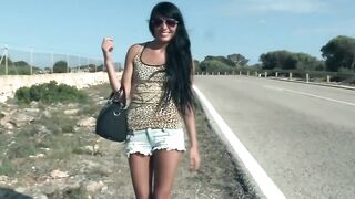 Public banged! with slim vacationer Samantha Joons