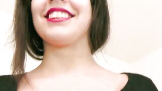 First amateur casting for eighteen Mia hot