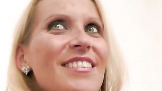 one. Casting for blonde inside fishnet tights PlayGirl
