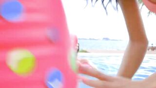 TeenBesties.com - Hot slutty teens partying and taking hard cocks by the pool