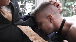 DisposedBoys.com - Hot twink Serg Shepard jerks cock while riding the hard big cock o