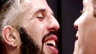 Submissive twink Jack Bailey has himself demolished raw and hard by Latino Romeo Davi