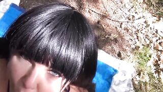 Fat teenagers Samantha Kiss at a sex seen inside the forest