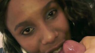African thot Nelly African at the first casting