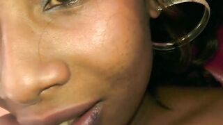 African thot Nelly African at the first casting