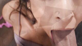 Tiny teen Amber Summer is so wet from daddy Charles Deras massive tool