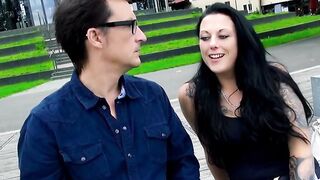 Inked woman Kate Nox seduced by fake agent