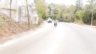 pov 3 way with 2 young Hispanic cunt with mouth