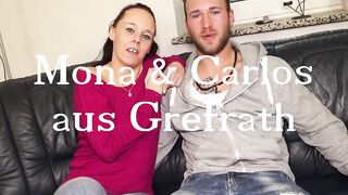 German amateurs from next door at the first casting