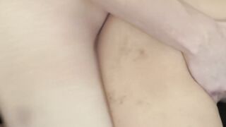 Bareback twink moans like a bitch as he gets pumped