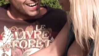 Blonde Klarisa Leowe having public sex