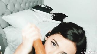 Gia Baker Fellatio practice for you