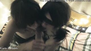 3Some Jizzed Compilation Sucking Off After Cumming, Cum Kiss, Cum into mouth, creampie on tongue - sharing hubby's penis, point of view blindfolded ffm Amateur Teenie Kira Green