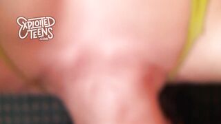 Watch this cock sucking teen gymnast in a POV video