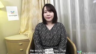Interview - Japanese amateur chubby adorable bimbos into underwear gets nude and blows dick and shows us her vagina - Couch casting with Beauty BBW 4K [part 3]