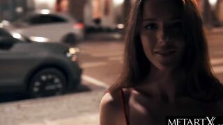 Gorgeous performer goes face down booty up as she masturbates for you